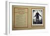 Pages from Program for Concert in Honor of Blind Soldiers-Claude Debussy-Framed Giclee Print
