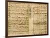 Pages from Score of the 'The Art of the Fugue', 1740S-Johann Sebastian Bach-Framed Giclee Print