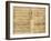 Pages from Score of the 'The Art of the Fugue', 1740S-Johann Sebastian Bach-Framed Giclee Print