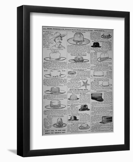Pages from Sears, Roebuck of Chicago, Catalogue of 1902-American School-Framed Giclee Print