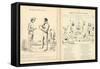 Pages from the Delhi Sketchbook, 1850-54-null-Framed Stretched Canvas