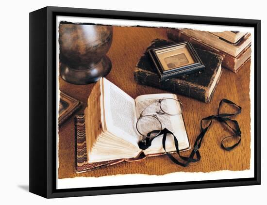 Pages of the Past-Maureen Love-Framed Stretched Canvas