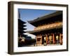 Pagoda and Gate of Sensoji Temple, Asakusa, Tokyo, Japan-null-Framed Photographic Print