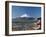 Pagoda and Mount Fuji, Honshu, Japan-null-Framed Premium Photographic Print