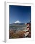 Pagoda and Mount Fuji, Honshu, Japan-null-Framed Photographic Print