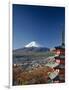 Pagoda and Mount Fuji, Honshu, Japan-null-Framed Photographic Print