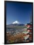 Pagoda and Mount Fuji, Honshu, Japan-null-Framed Photographic Print