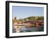 Pagoda and Shrine Buildings, Itsukushima Shrine, UNESCO World Heritage Site, Miyajima Island, Japan-Christian Kober-Framed Photographic Print