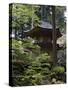 Pagoda at Eiheiji Temple, Headquarters of the Soto Sect of Zen Buddhism, Fukui, Japan-null-Stretched Canvas