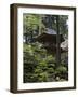 Pagoda at Eiheiji Temple, Headquarters of the Soto Sect of Zen Buddhism, Fukui, Japan-null-Framed Photographic Print