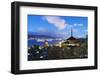 Pagoda at Itsukushima Jinja Shinto Shrine, Miyajima Island, Hiroshima Prefecture-Christian Kober-Framed Photographic Print