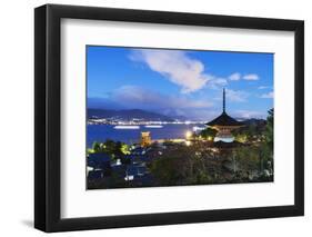 Pagoda at Itsukushima Jinja Shinto Shrine, Miyajima Island, Hiroshima Prefecture-Christian Kober-Framed Photographic Print