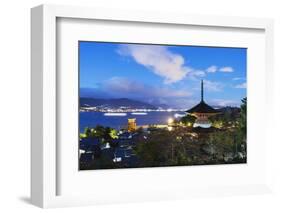 Pagoda at Itsukushima Jinja Shinto Shrine, Miyajima Island, Hiroshima Prefecture-Christian Kober-Framed Photographic Print