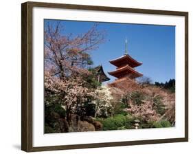 Pagoda at Kiyomizu Temple (Kiyomizudera), Kyoto, Japan-null-Framed Photographic Print