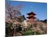 Pagoda at Kiyomizu Temple (Kiyomizudera), Kyoto, Japan-null-Mounted Photographic Print