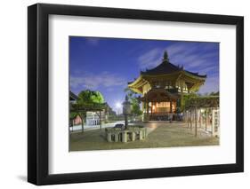 Pagoda at KofUKu-Ji Temple (Unesco World Heritage Site) at Dusk, Nara, Kansai, Japan-Ian Trower-Framed Premium Photographic Print