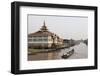Pagoda at Side of Nan Chaung Canal, Lake Inle, Nyaungshwe (Nyaung Shwe)-Stephen Studd-Framed Photographic Print