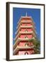 Pagoda at Ten Thousand Buddhas Monastery, Shatin, New Territories, Hong Kong, China, Asia-Ian Trower-Framed Photographic Print