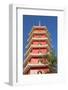 Pagoda at Ten Thousand Buddhas Monastery, Shatin, New Territories, Hong Kong, China, Asia-Ian Trower-Framed Photographic Print