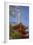 Pagoda at Tocho-Ji Temple, Fukuoka, Kyushu, Japan-Ian Trower-Framed Photographic Print