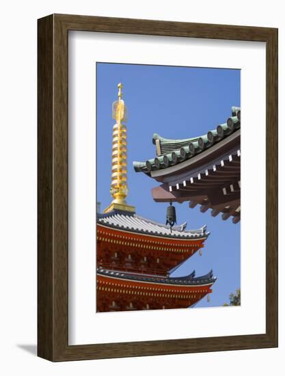 Pagoda at Tocho-Ji Temple, Fukuoka, Kyushu, Japan-Ian Trower-Framed Photographic Print