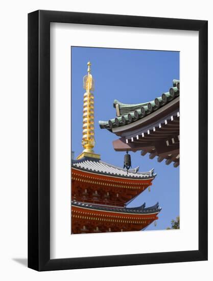 Pagoda at Tocho-Ji Temple, Fukuoka, Kyushu, Japan-Ian Trower-Framed Photographic Print