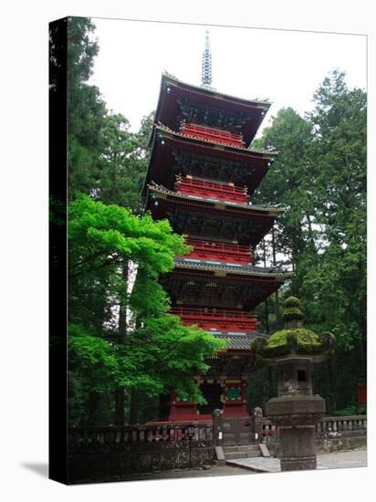 Pagoda at Tosho-Gu Shrine-null-Stretched Canvas