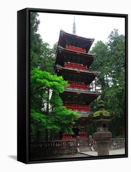 Pagoda at Tosho-Gu Shrine-null-Framed Stretched Canvas