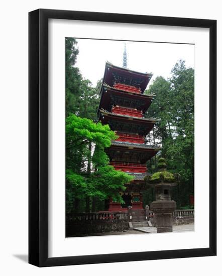 Pagoda at Tosho-Gu Shrine-null-Framed Premium Photographic Print