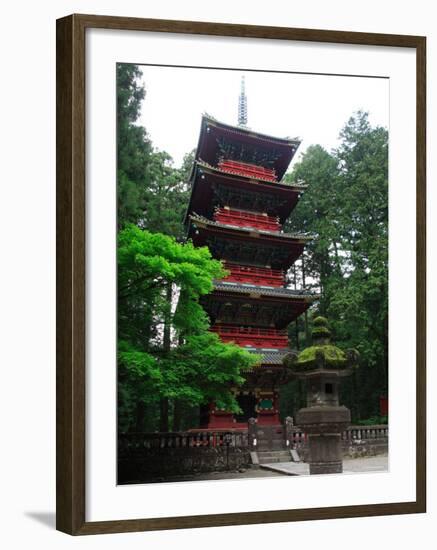 Pagoda at Tosho-Gu Shrine-null-Framed Photographic Print