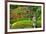 Pagoda, autumn landscape, Portland Japanese Garden, Portland, Oregon, USA-Michel Hersen-Framed Photographic Print