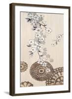 Pagoda Blossoms 1-Bella Dos Santos-Framed Art Print