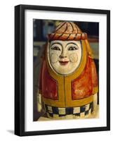 Pagoda Guardian, Bupaya Pagoda, Bagan, Myanmar, Asia-Upperhall Ltd-Framed Photographic Print