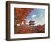 Pagoda in Autumn Color, Kyoto, Japan-Shin Terada-Framed Photographic Print