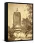 Pagoda in China-John Thomson-Framed Stretched Canvas