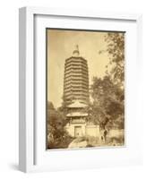 Pagoda in China-John Thomson-Framed Photographic Print