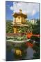 Pagoda in Nan Lian Garden at Chi Lin Nunnery, Diamond Hill, Kowloon, Hong Kong, China, Asia-Ian Trower-Mounted Photographic Print