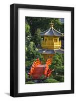 Pagoda in Nan Lian Garden at Chi Lin Nunnery, Diamond Hill, Kowloon, Hong Kong-Ian Trower-Framed Photographic Print