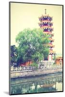 Pagoda in Shanghai, China. Instagram Style Filtred Image-Zoom-zoom-Mounted Photographic Print