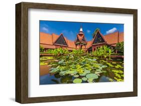 Pagoda in the National Museum in the Capital City of Phnom Penh-Michael Nolan-Framed Photographic Print