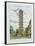 Pagoda, Kew Gardens, Plate 9 from 'Kew Gardens: a Series of Twenty-Four Drawings on Stone'-George Ernest Papendiek-Framed Stretched Canvas