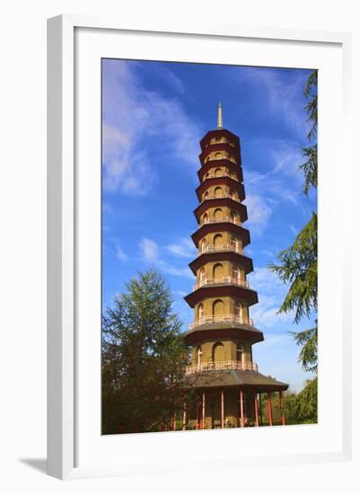 Pagoda, Kew Gardens, UNESCO World Heritage Site, London, England, United Kingdom, Europe-Neil Farrin-Framed Photographic Print