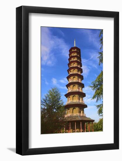 Pagoda, Kew Gardens, UNESCO World Heritage Site, London, England, United Kingdom, Europe-Neil Farrin-Framed Photographic Print