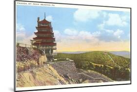 Pagoda, Mt. Penn, Reading, Pennsylvania-null-Mounted Art Print