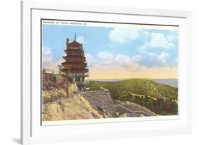 Pagoda, Mt. Penn, Reading, Pennsylvania-null-Framed Premium Giclee Print