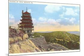 Pagoda, Mt. Penn, Reading, Pennsylvania-null-Mounted Premium Giclee Print