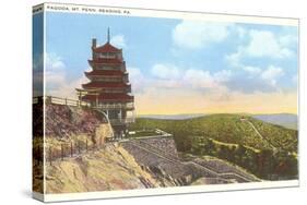 Pagoda, Mt. Penn, Reading, Pennsylvania-null-Stretched Canvas