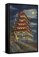 Pagoda, Mt. Penn, Reading-null-Framed Stretched Canvas