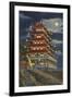 Pagoda, Mt. Penn, Reading-null-Framed Art Print