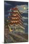 Pagoda, Mt. Penn, Reading-null-Mounted Art Print